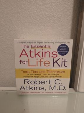 The Essential Atkins for Life Kit by — White/Yellow Book